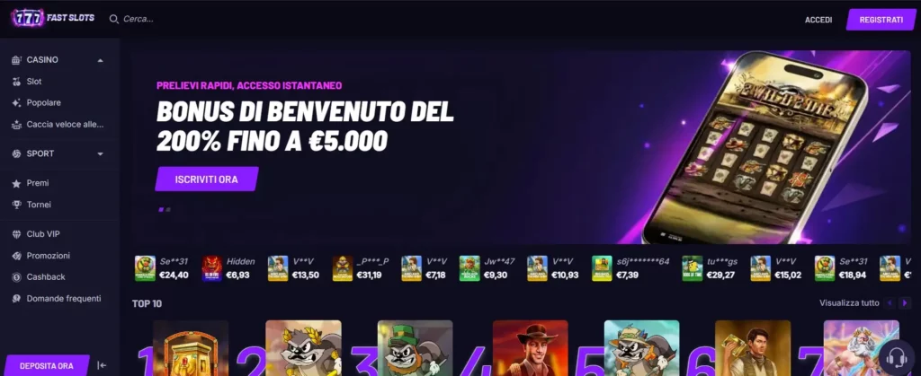 Perché scegliere Fast Slots