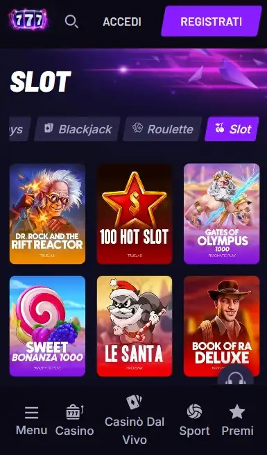 Slot su mobile