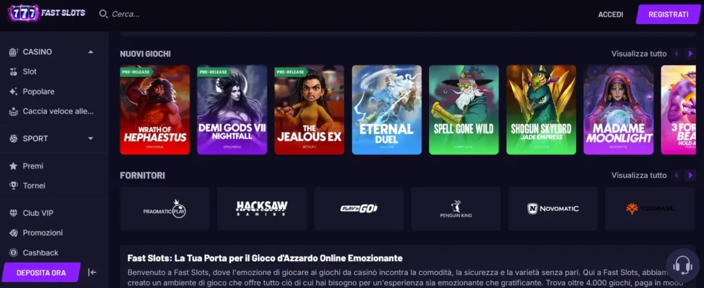 Provider di slot